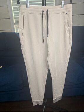 Tommy John Drawstring Jogger Pants - Cream